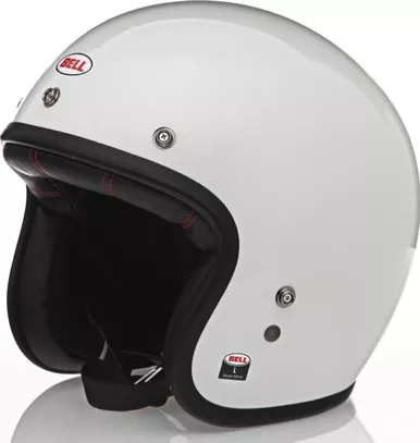 Bell Custom 500 Gloss Vintage White Helmet