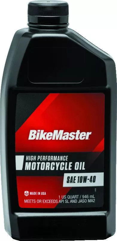 BikeMaster 10W40 Performance Oil – Quart