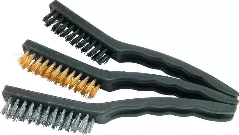 BikeMaster 3-pc Nylon/Wire Brush Set