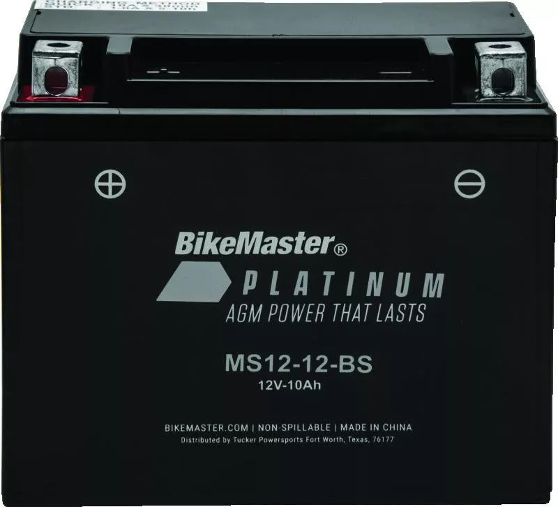 BikeMaster AGM Battery – MS12-12-BS