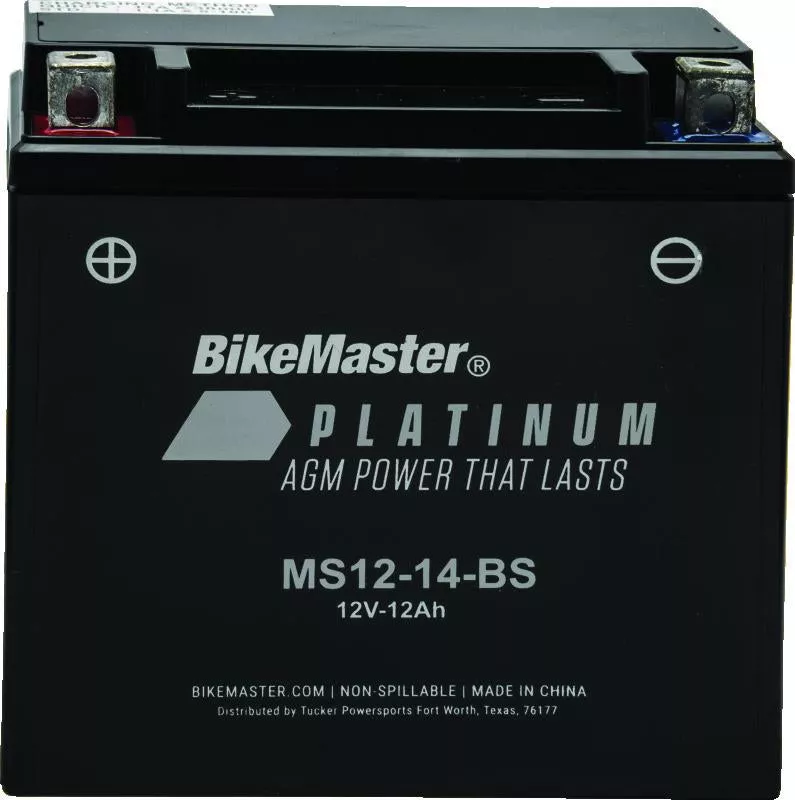 BikeMaster AGM Battery – MS12-14-BS