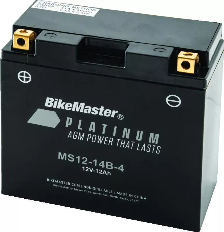 BikeMaster AGM Battery – MS12-14B-4