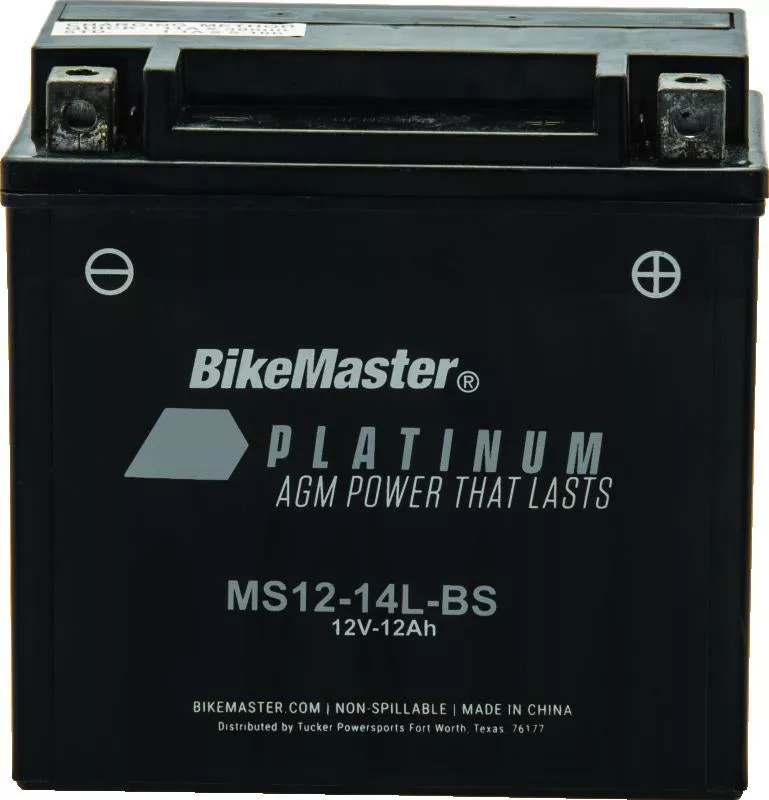 BikeMaster AGM Battery – MS12-14L-BS