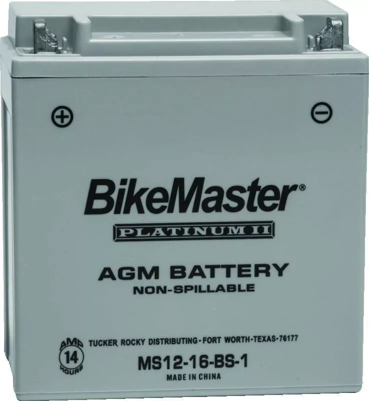 BikeMaster AGM Battery – MS12-16-BS-1