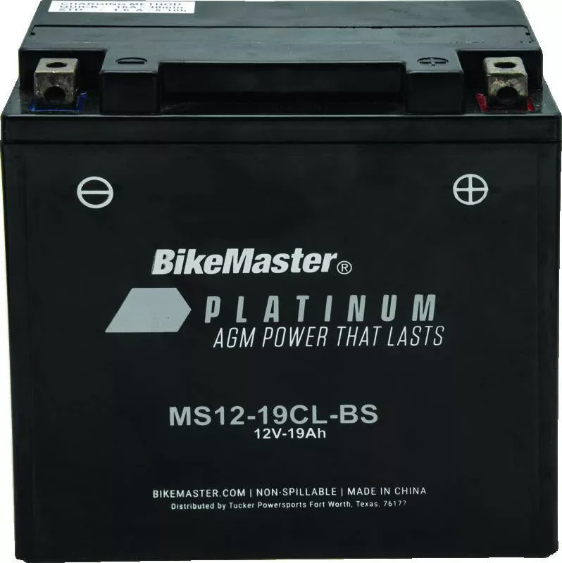 BikeMaster AGM Battery – MS12-19CL-BS