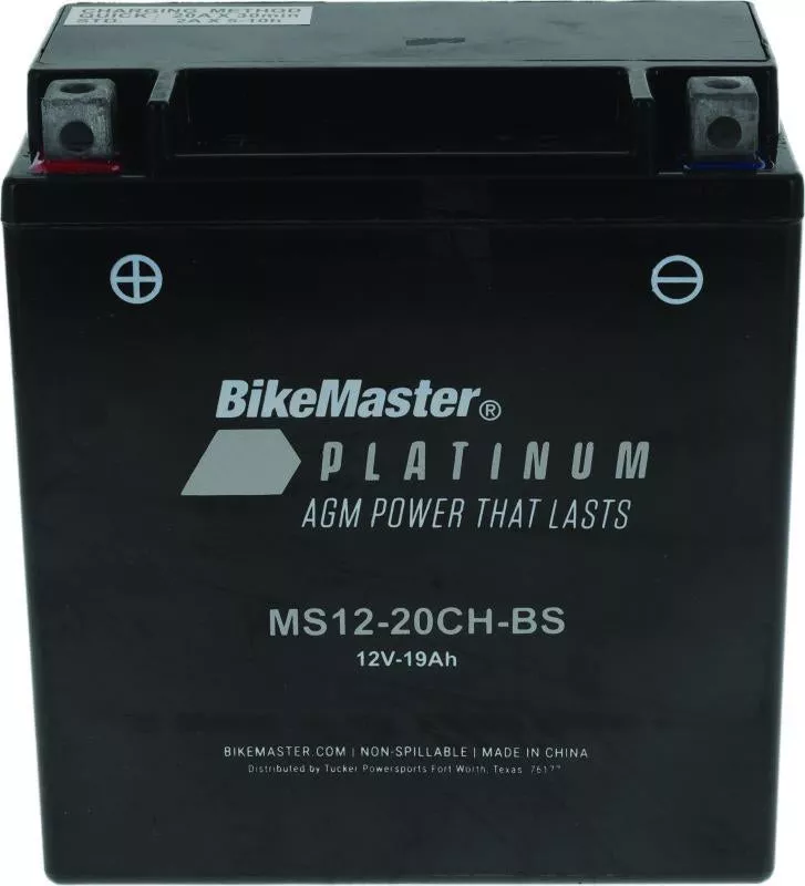 BikeMaster AGM Battery – MS12-20CH-BS