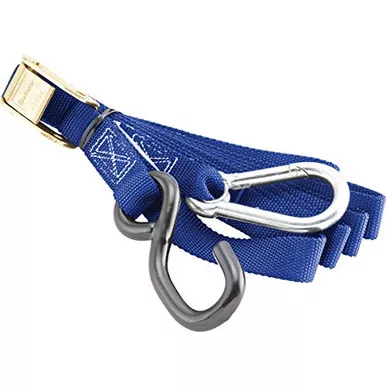 BikeMaster Carabiner Soft Hook Tiedown (Blue)