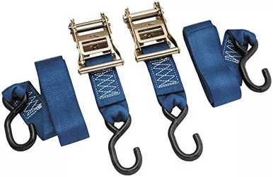 BikeMaster Motorcycle 2 inches Ratchet Tie Down - Blue
