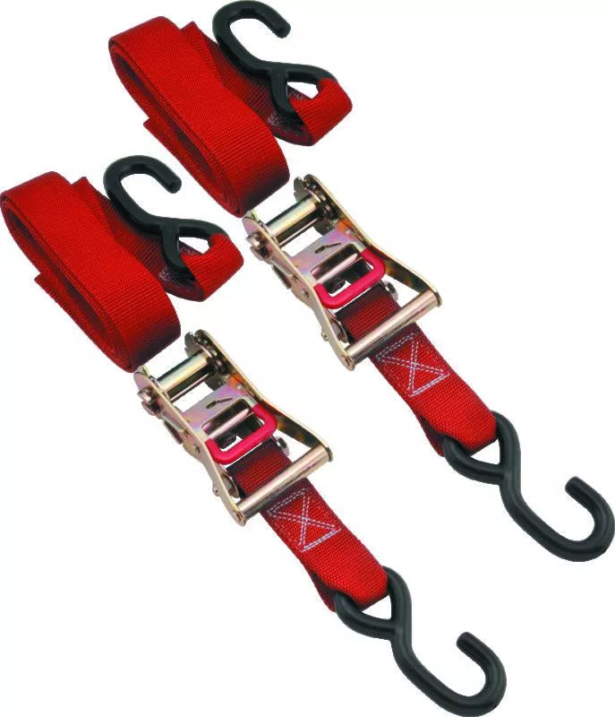 BikeMaster Tiedown 1-1/2 Ratchet – Red