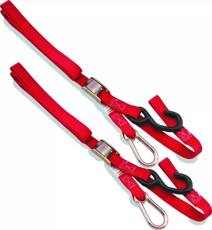BikeMaster Tiedown Carabiner Softhook – Red