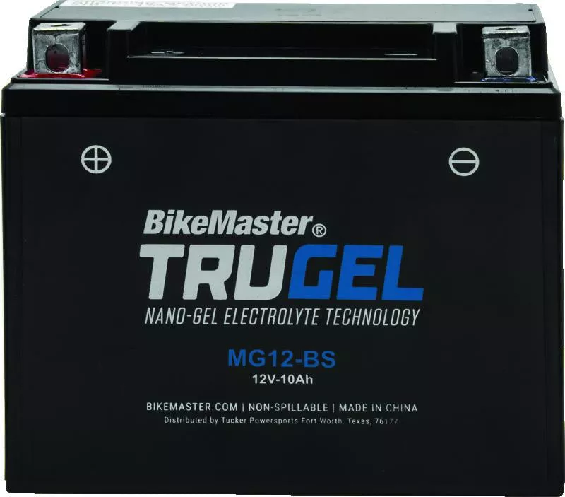 BikeMaster TruGel Battery – MG12-BS