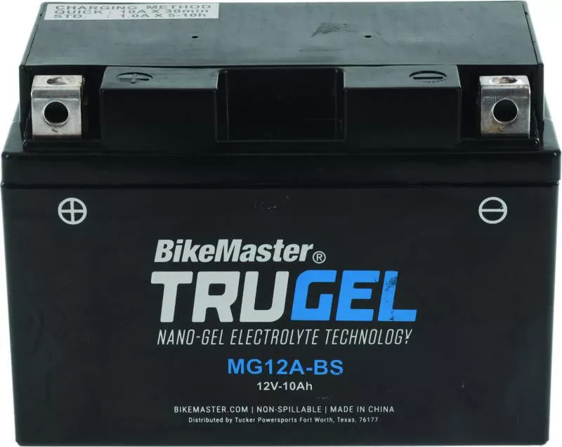 BikeMaster TruGel Battery – MG12A-BS