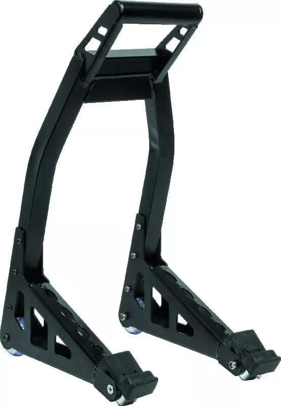 BikeMaster Universal Aluminum Stand – Front – Black