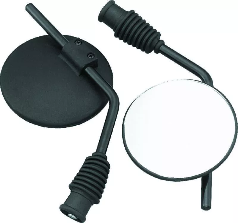 BikeMaster Universal Enduro Mirror 10mm – Each -Black