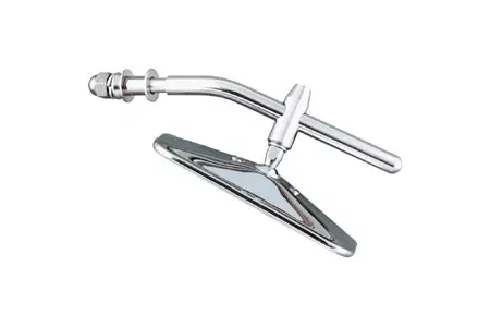 Biker's Choice Custom Rectangular Mirrors for '65-11 H-D Models -Stamped Steel