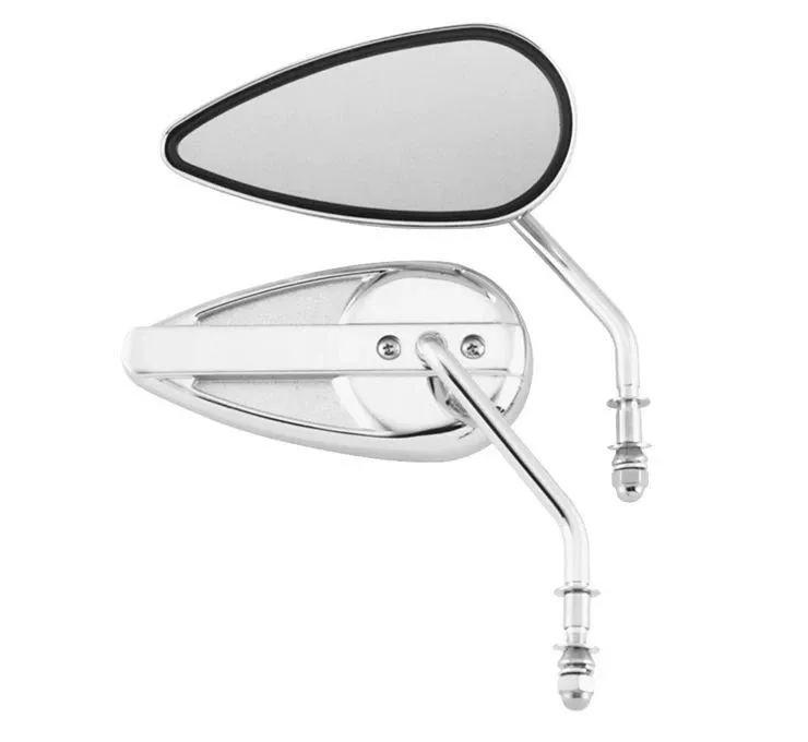 Biker's Choice Custom Style Mirrors for '65-21 H-D Models -Teardrop