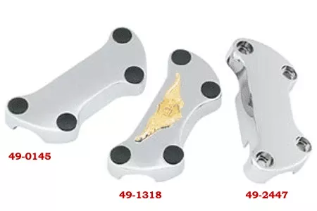 Biker's Choice Upper Handlebar Clamp for '74-11 XL,FX,FXR (except FXLR) -Without Skirt (HD#56170-83T)