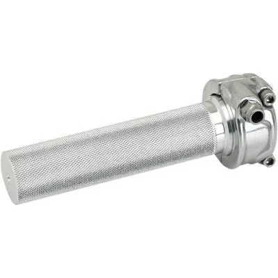 Biltwell 1" Single Cable Whiskey Throttle Assembly, Polished