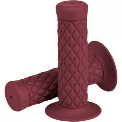 Biltwell 1″ Thruster Grips, Oxblood