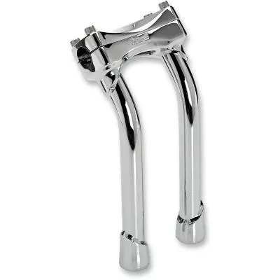 Biltwell 10″ Murdock Pullback Risers, Chrome