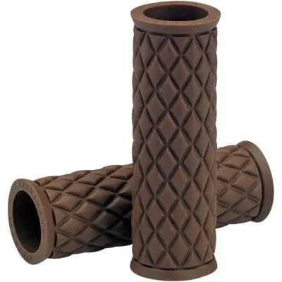 Biltwell Alumicore Grip Set, Chocolate