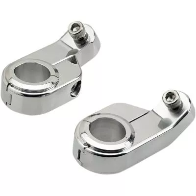 Biltwell Angled O/S Speed Clamps - Chrome