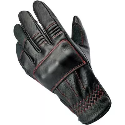 Biltwell Belden Redline Glove, Black/Red