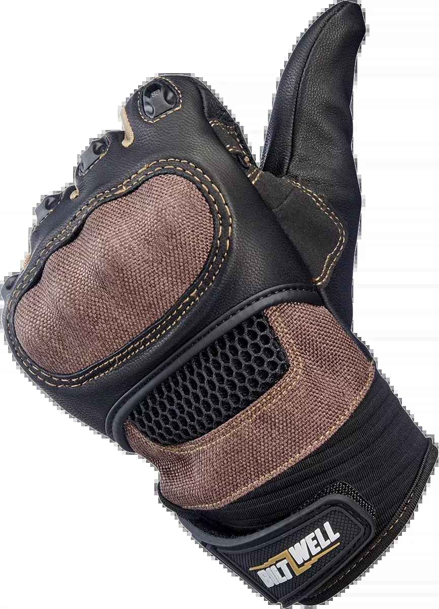 BILTWELL Bridgeport Gloves - Chocolate - Medium 1509-0201-303