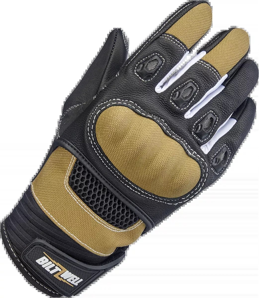 BILTWELL Bridgeport Gloves - Tan - 2XL 1509-0901-306