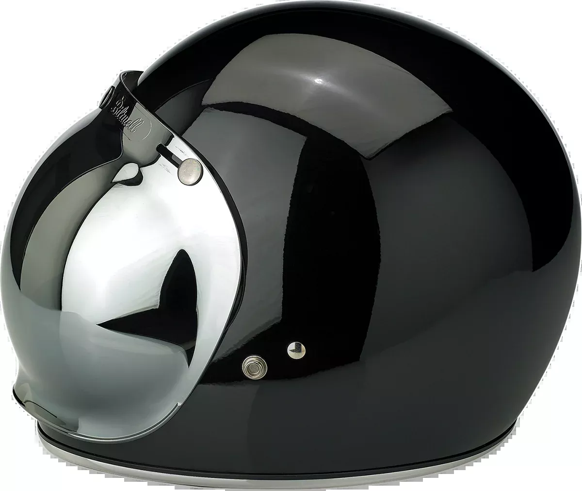 Biltwell Bubble Shield - Chrome Mirror - 2001-221