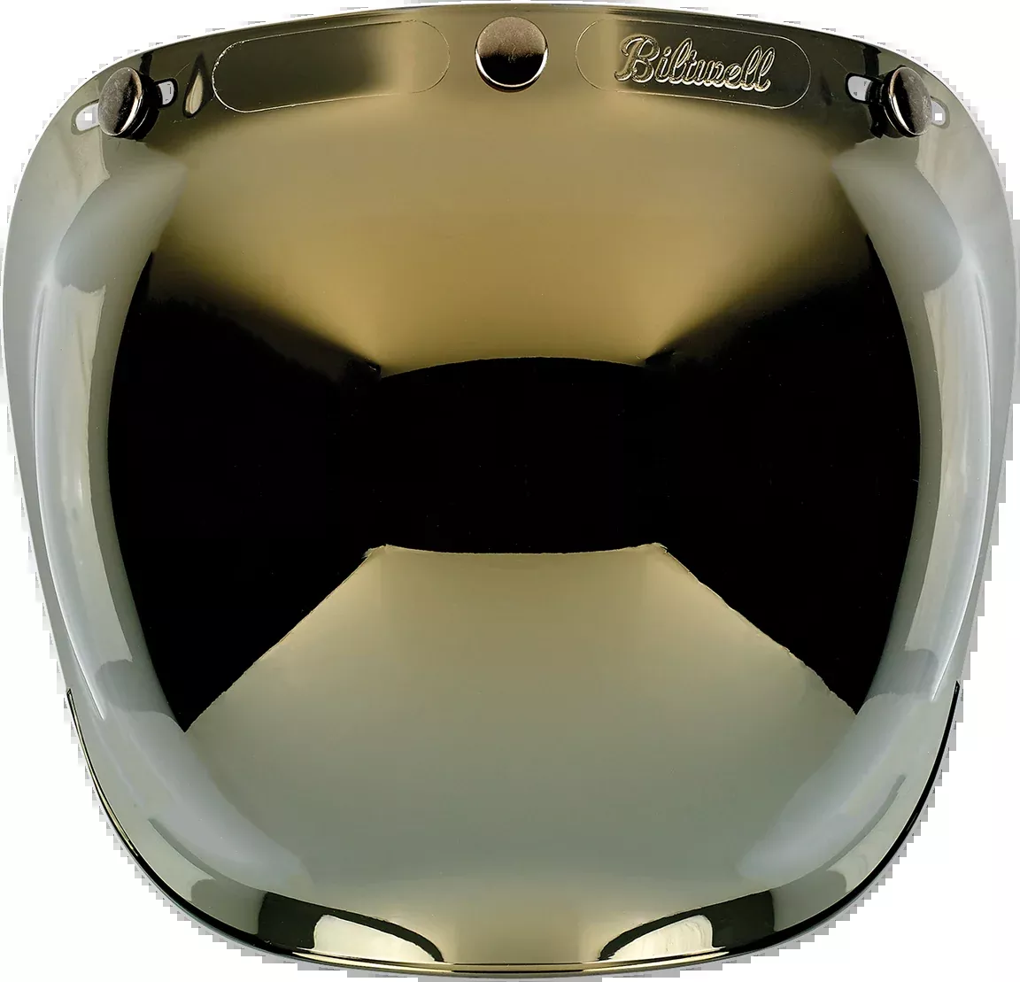 Biltwell Bubble Shield - Gold Mirror - 2001-222