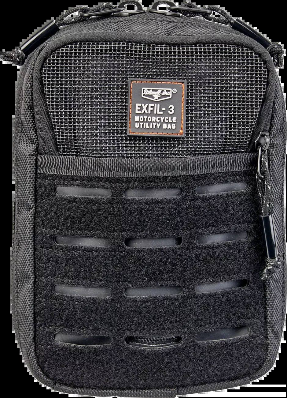 Biltwell EXFIL-3 Bag 2.0 - Black - 3015-01