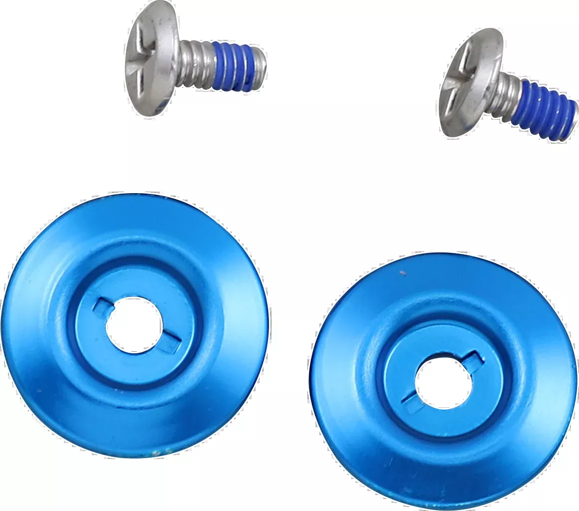 Biltwell Gen 2 Hardware Kit - SS Screw - Blue Baseplate - 0034-150-71