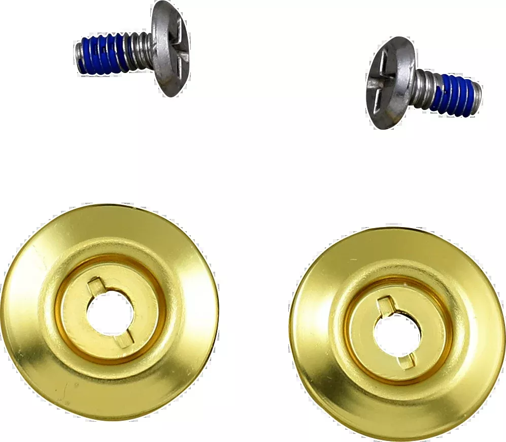 Biltwell Gen 2 Hardware Kit - SS Screw - Gold Baseplate - 0034-150-72