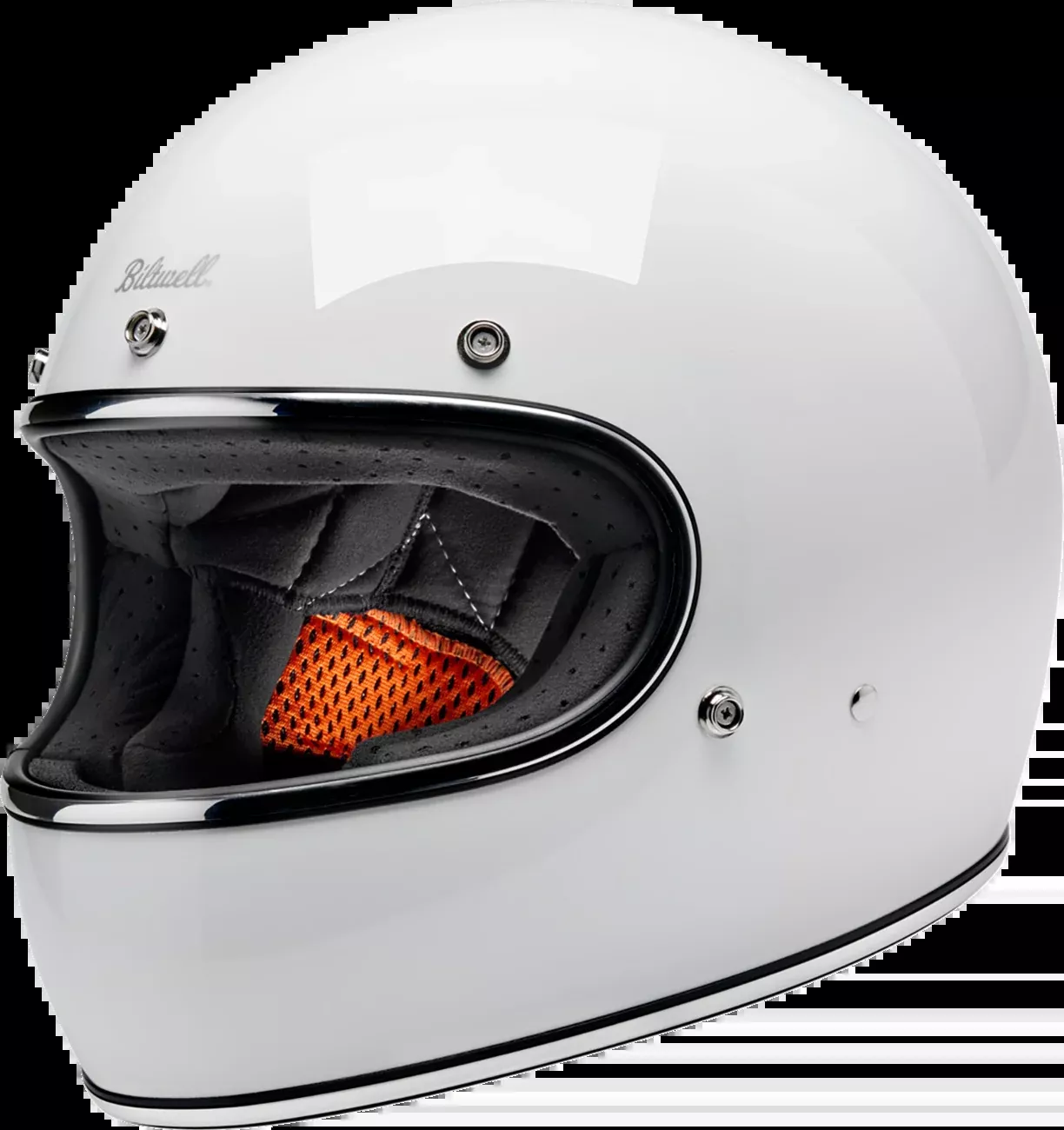 BILTWELL Gringo Helmet - Gloss White - Medium 1002-1122-503