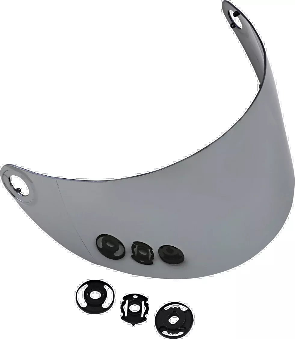 Biltwell Gringo S Shield - Gen 2 - Flat - Chrome Mirror - 1111-221