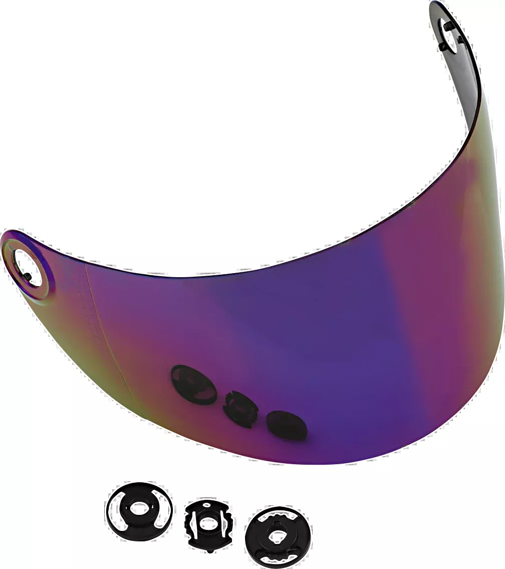 Biltwell Gringo S Shield - Gen 2 - Flat - Rainbow Mirror - 1111-223