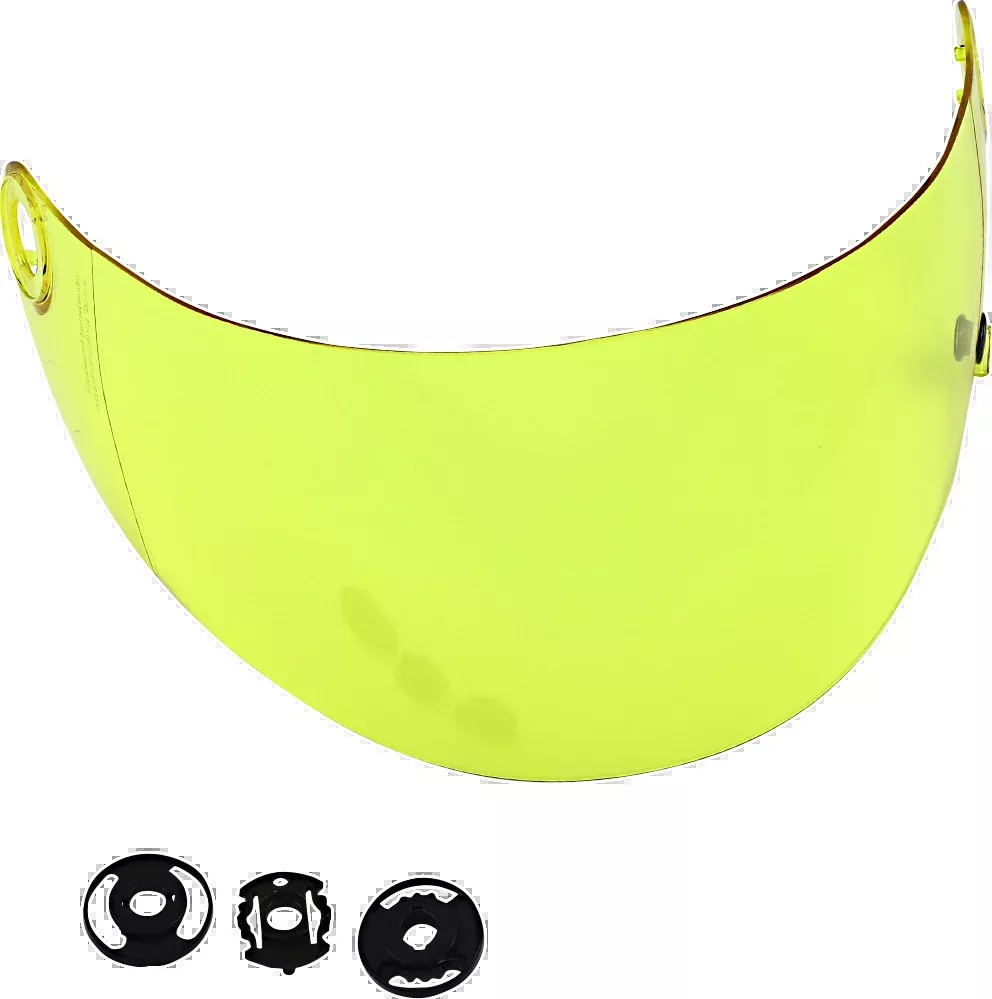 Biltwell Gringo S Shield - Gen 2 - Flat - Yellow - 1111-103