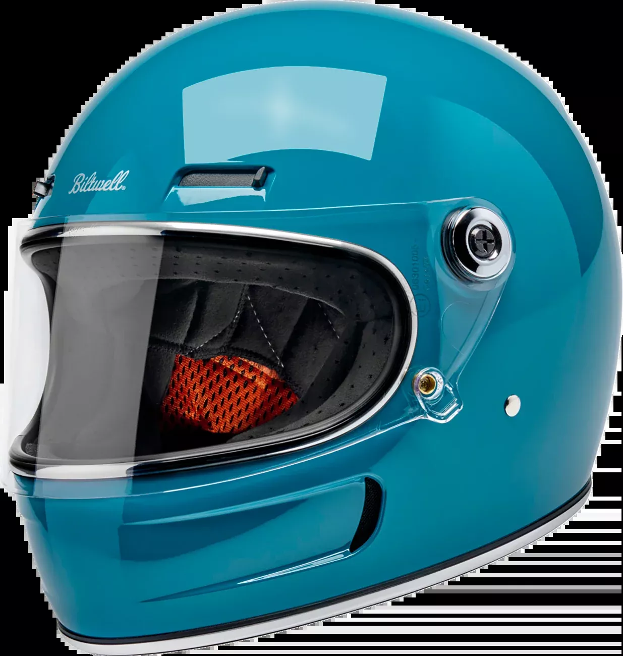 BILTWELL Gringo SV Helmet - Gloss Atlantic Teal - XL 1006-1126-505