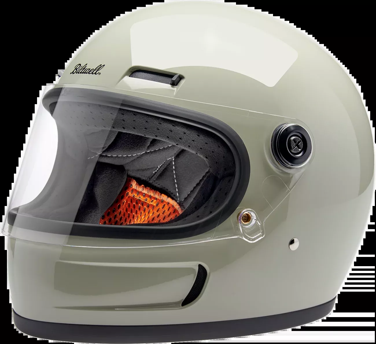 BILTWELL Gringo SV Helmet - Gloss Chalk Gray - Medium 1006-196-503