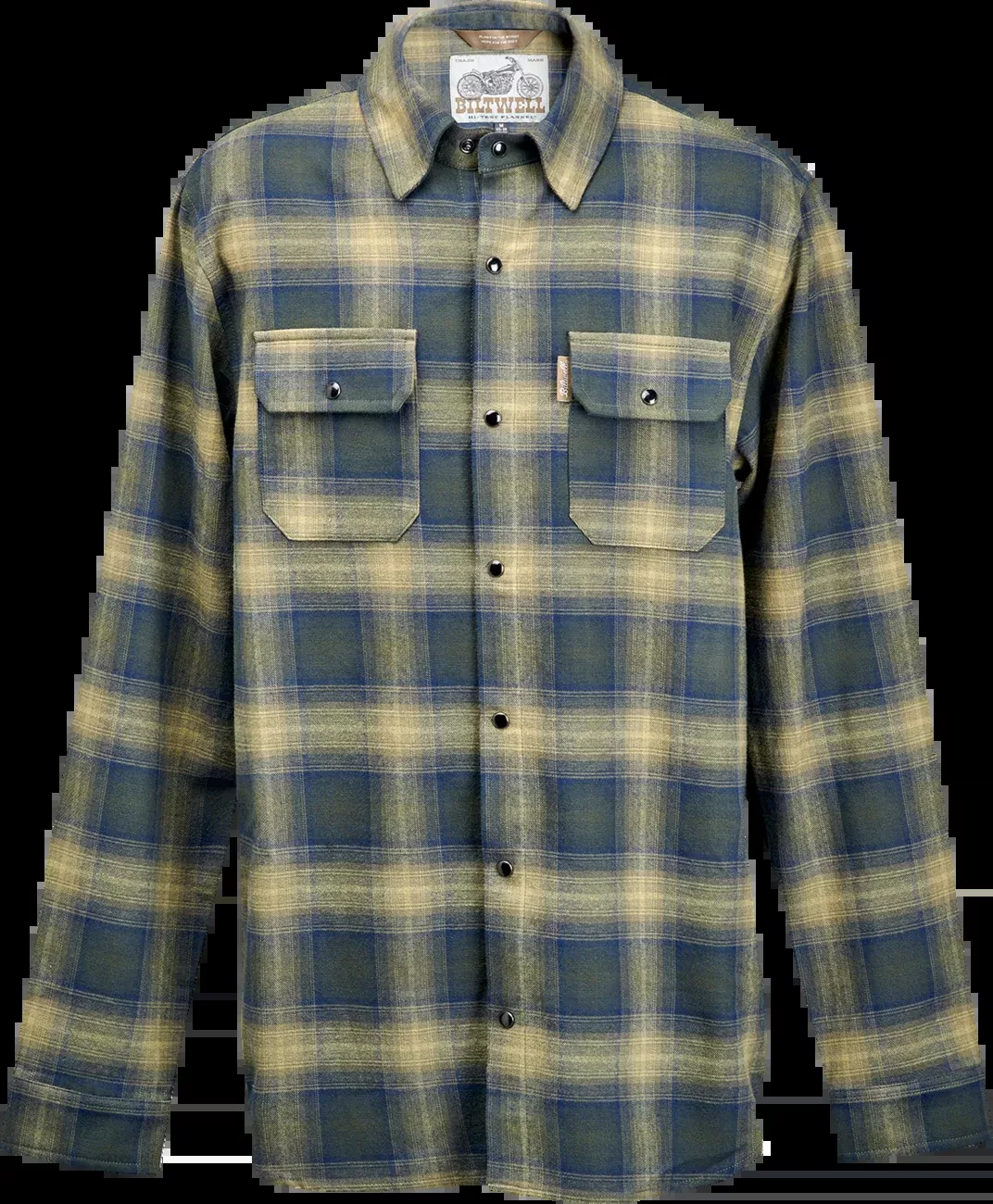 BILTWELL HI Test Flannel Shirt - Moss - 3XL 8128-126-007