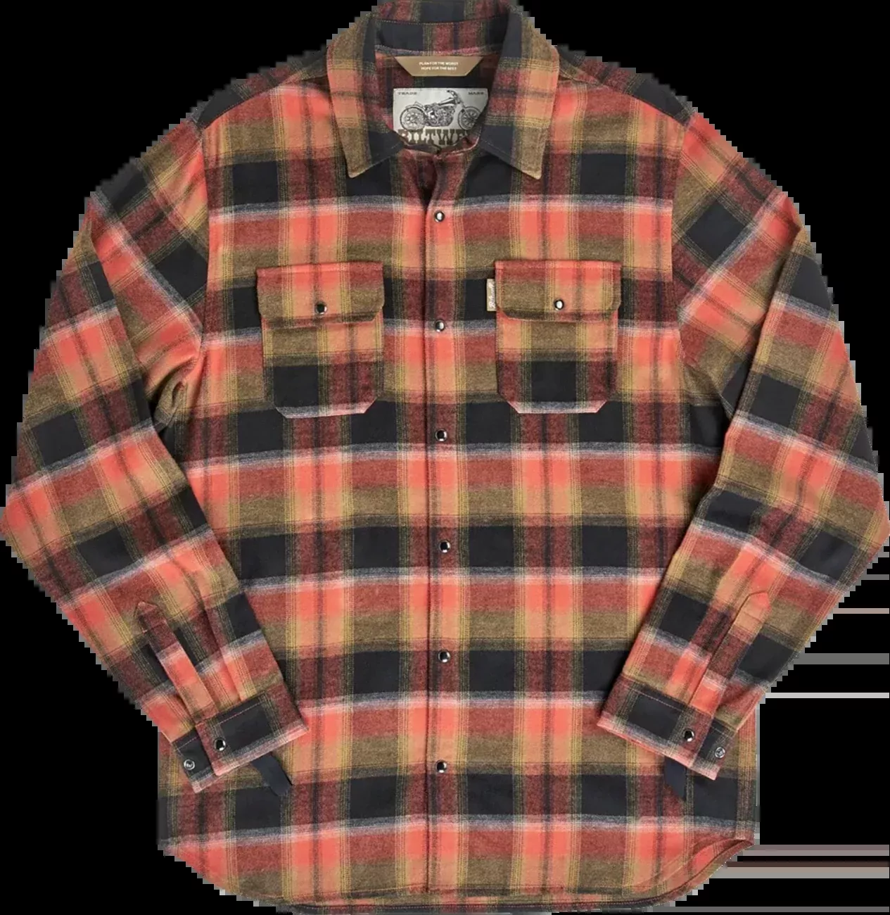 BILTWELL HI Test Flannel Shirt - Rust - 2XL 8128-125-006