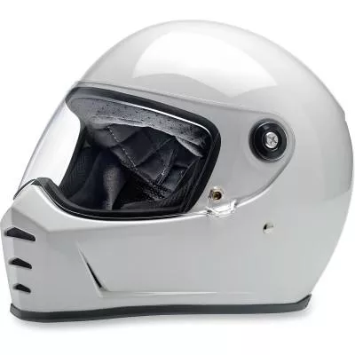 Biltwell Lane Splitter Helmet, Gloss White