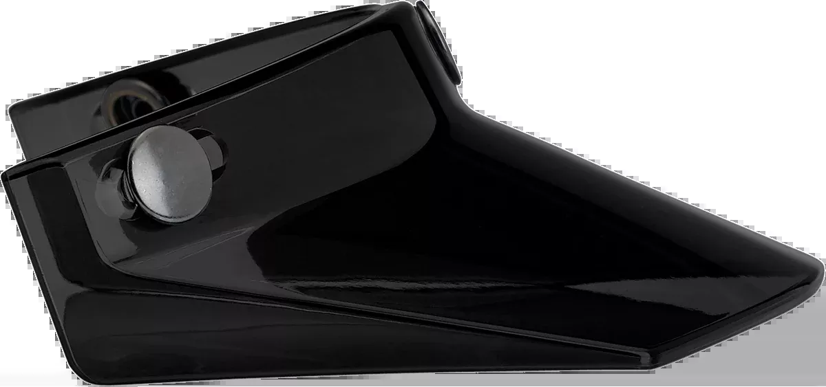 Biltwell Moto 3-Snap Visor - Black - 2002-561