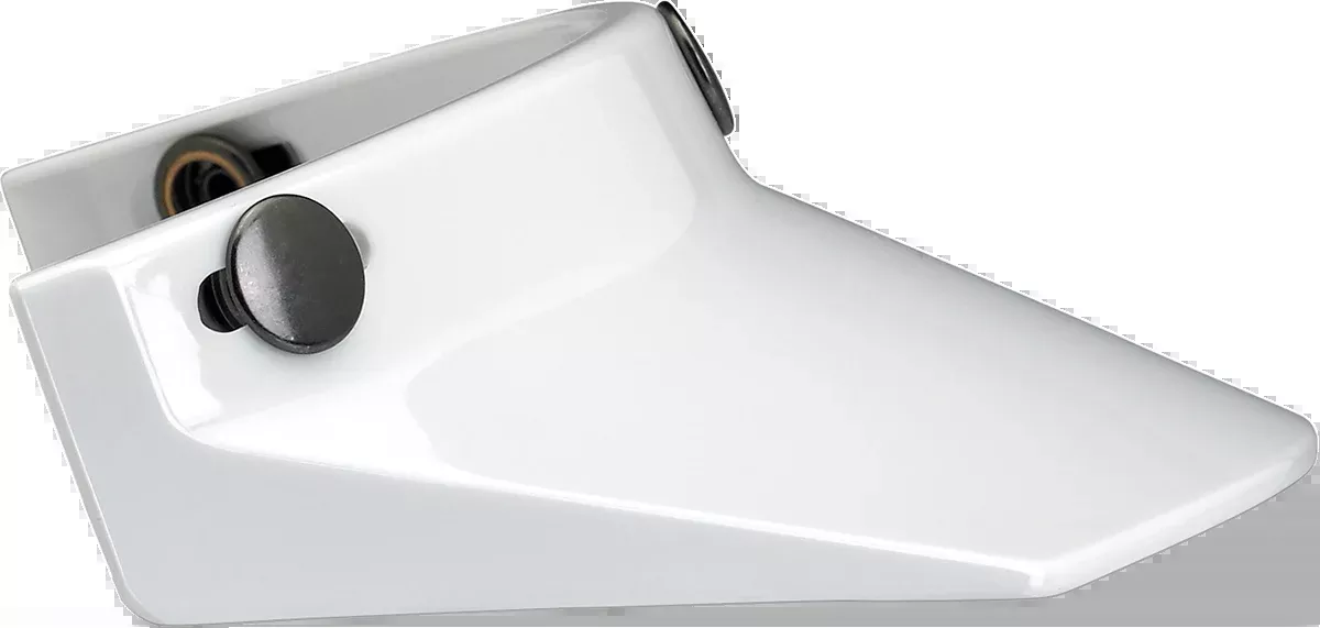 Biltwell Moto 3-Snap Visor - White - 2002-562