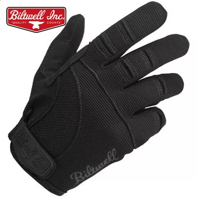 Biltwell Moto Gloves, Black