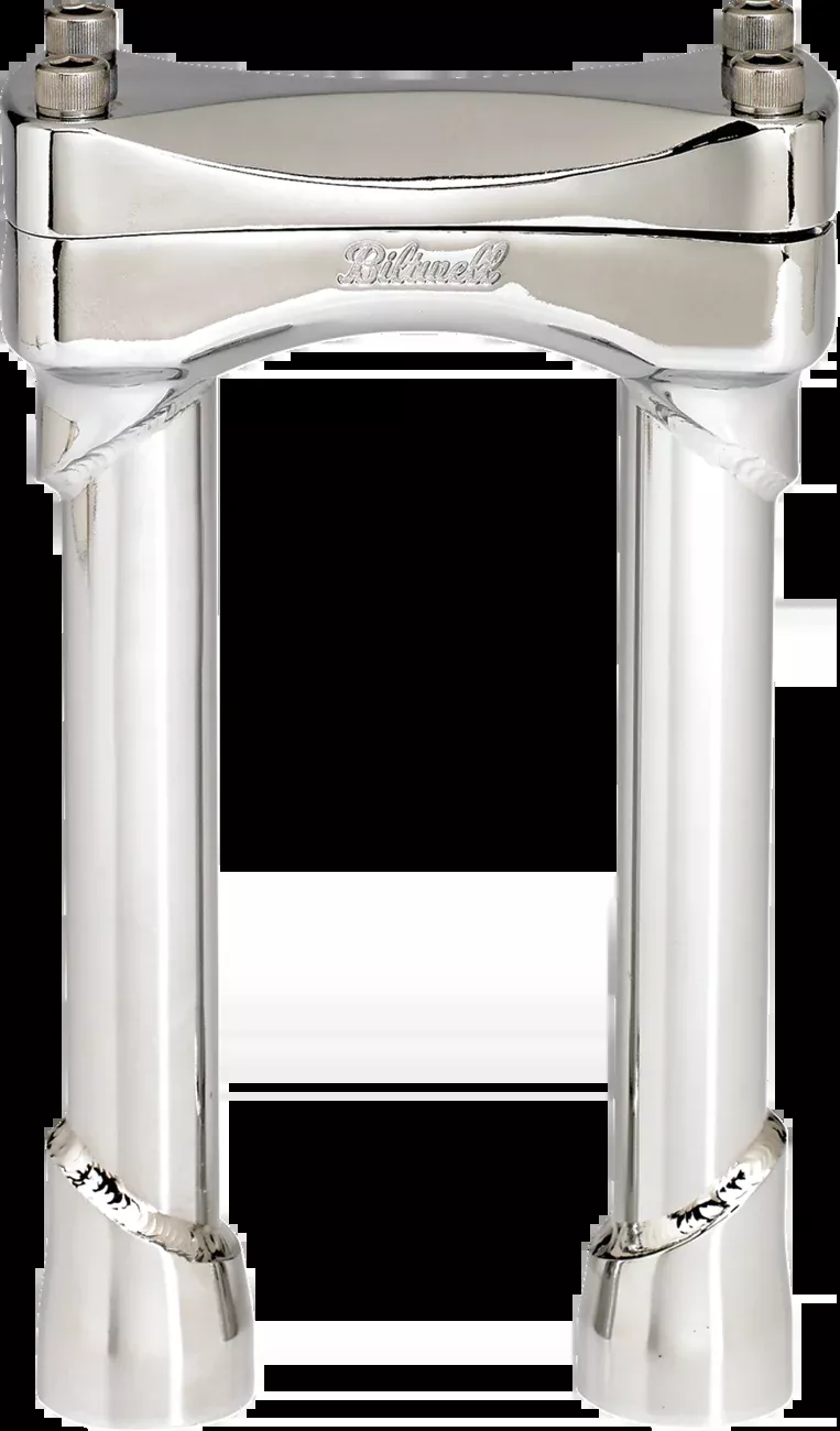 Biltwell Murdock Handlebar Risers - 8" - Chrome - 6403-105-08