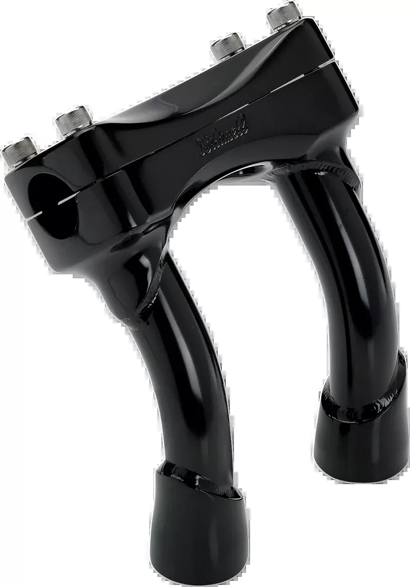Biltwell Murdock Handlebar Risers - Pullback - 6" - Black - 6404-201-06