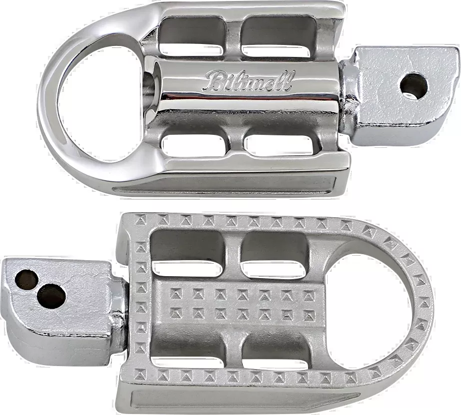 Biltwell Mushman Foot Pegs - Standard - Raw Polished - 7002-302-04