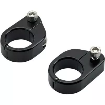 Biltwell Straight O/S Speed Clamps, Black